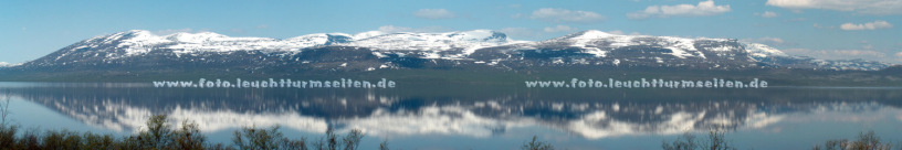 Panorama See Torne Träsk zwischen Narvik und Kiruna