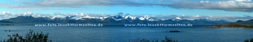 Panorama Hadselfjord zwischen Lofoten und Vesterlen