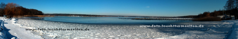 Panorama Scharmtzelsee Diensdorf im Winter