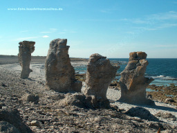 Kalksteinformation auf Fårø (Gotland) - Schweden
